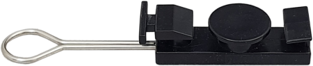 Зажим для  FTTH кабеля S-clamp обеспечивает максимально надежное крепление и сохранность оболочки кабеля.